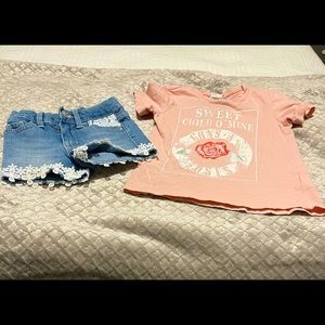 Shirt and shorts
